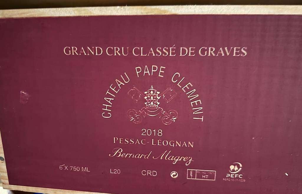 GCC - Château Pape Clement 2018 - CBO 6Bt, Collections, Neuf, Pleine, Vin rouge, France