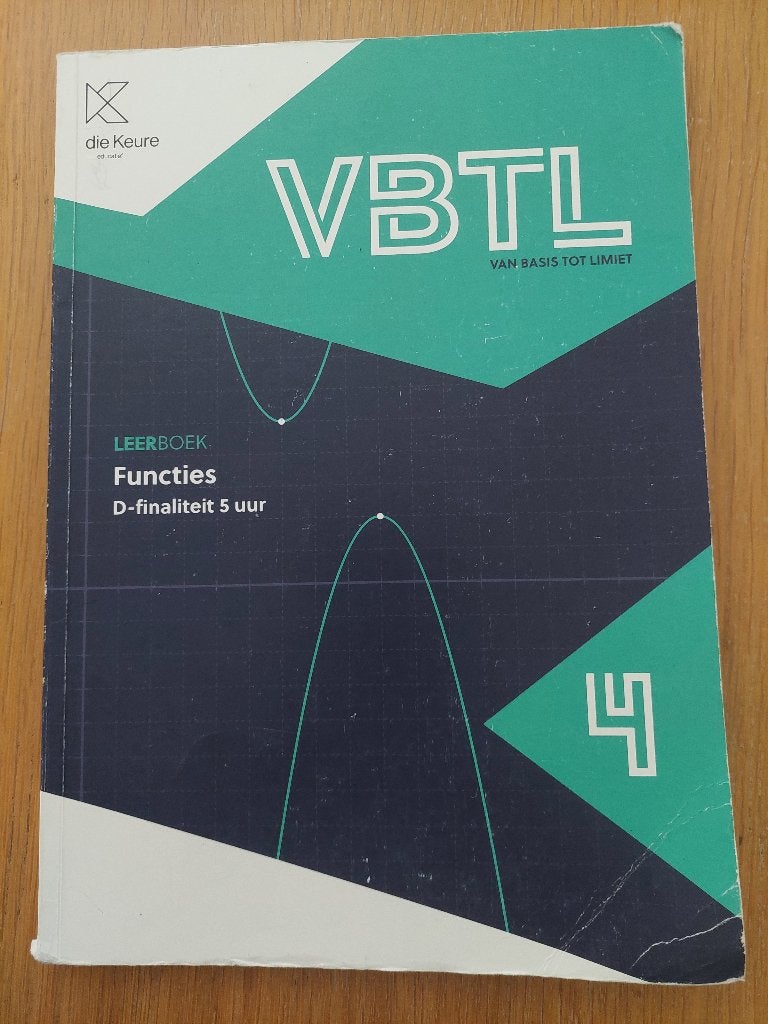 Wiskunde VBTL (4), Boeken, ASO, Wiskunde A, Die keure, Ophalen