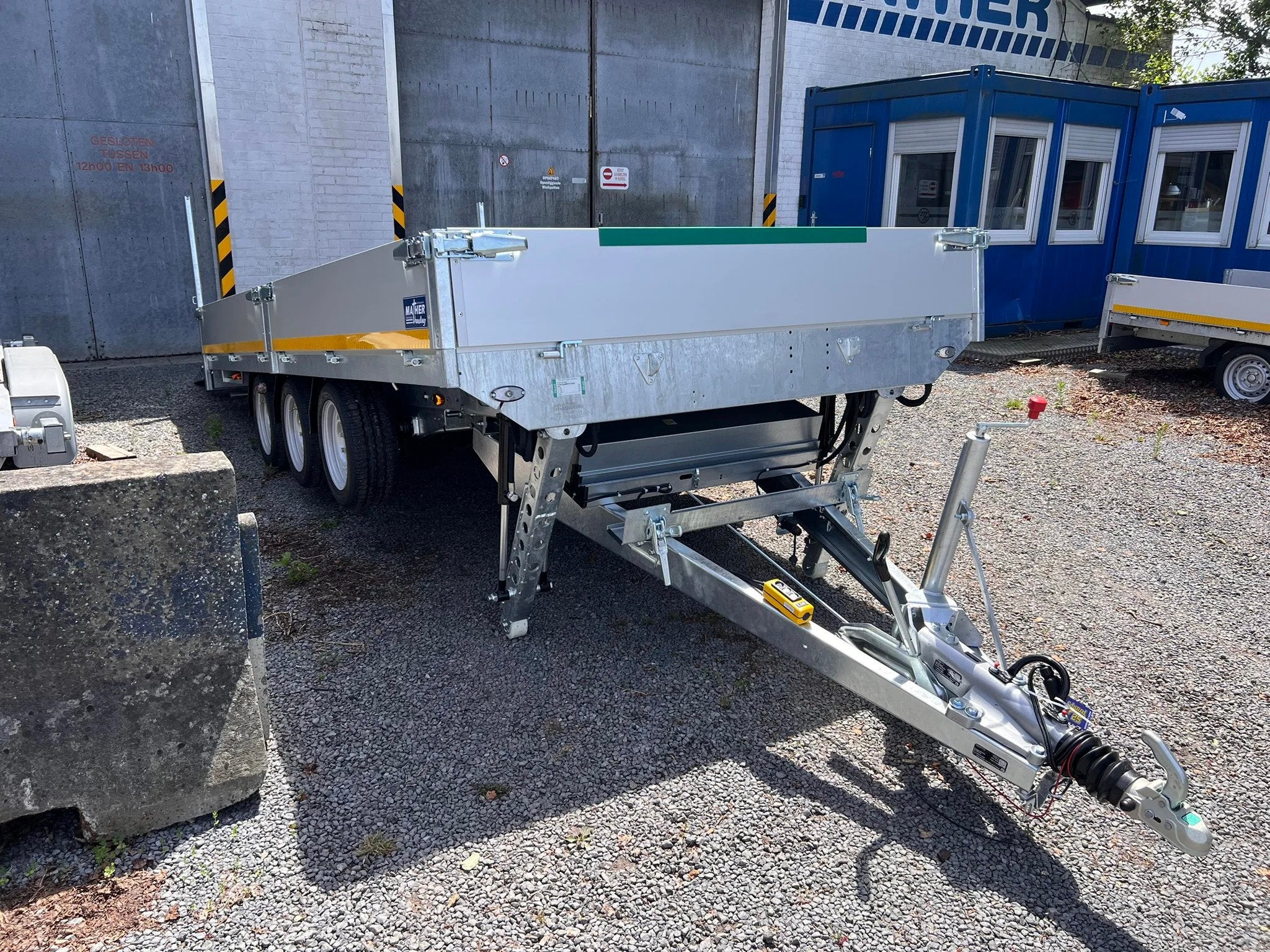 EDUARD Kantelbare plateauwagen, Gebruikt