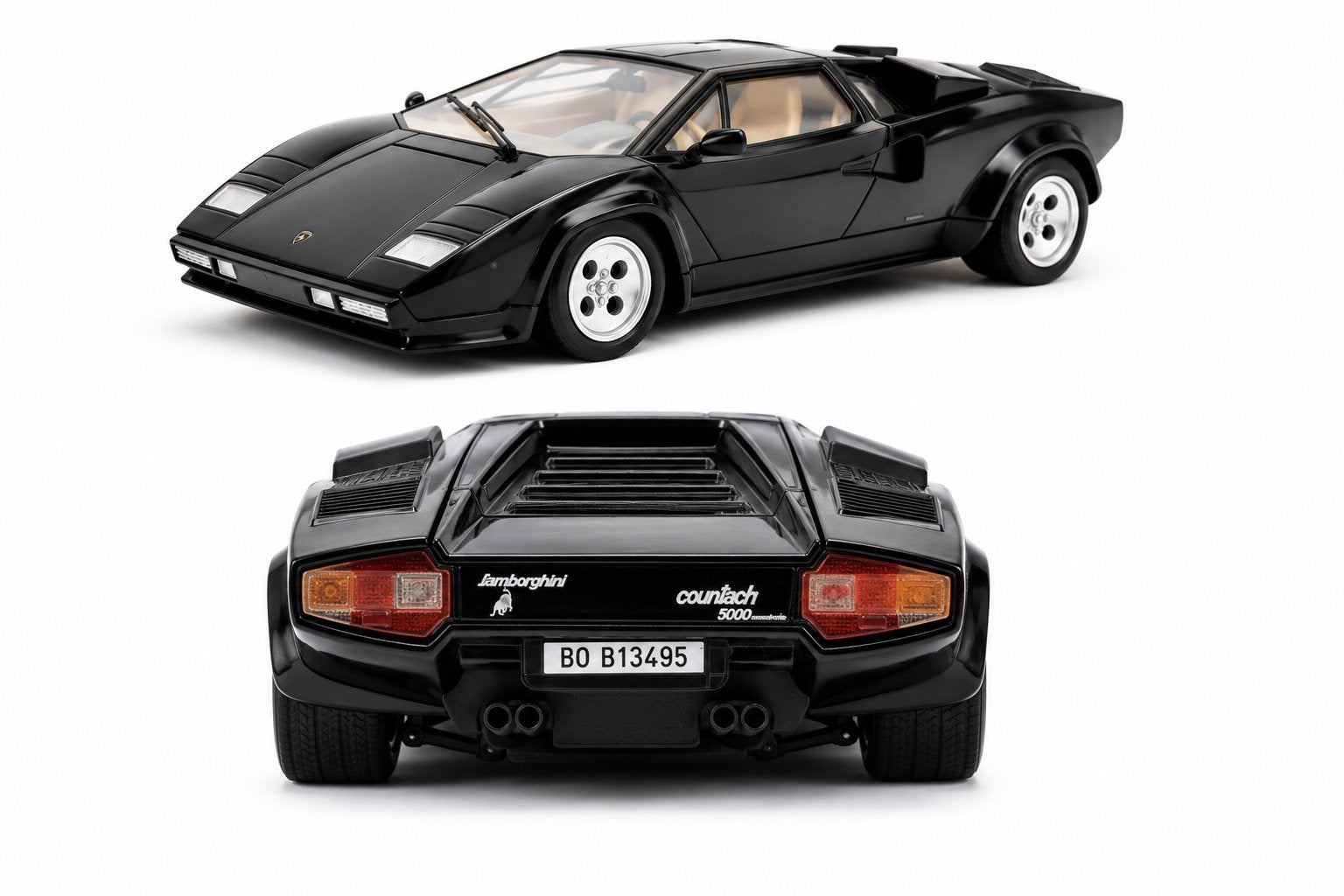 Lamborghini Countach 5000 QV – Polistil/Tonka 1:18 –in Italy, Ophalen, Zo goed als nieuw