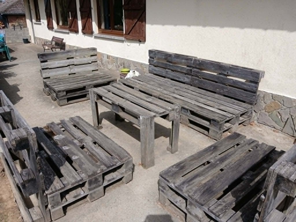 A donner, Jardin & Terrasse, Salons de jardin, Utilisé, Bois, Enlèvement