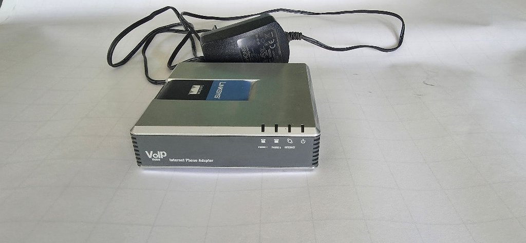 Linksys VoIP-internettelefoonadapter PAP2T, Telecommunicatie, Ophalen, Gebruikt, Accessoires