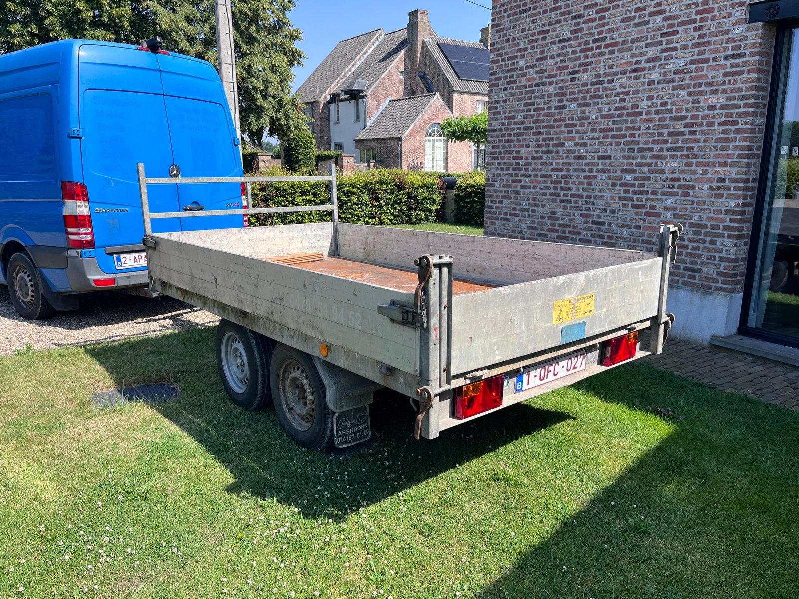 Hapert kipper 2700kg, Auto diversen, Aanhangers en Bagagewagens, Ophalen, Gebruikt