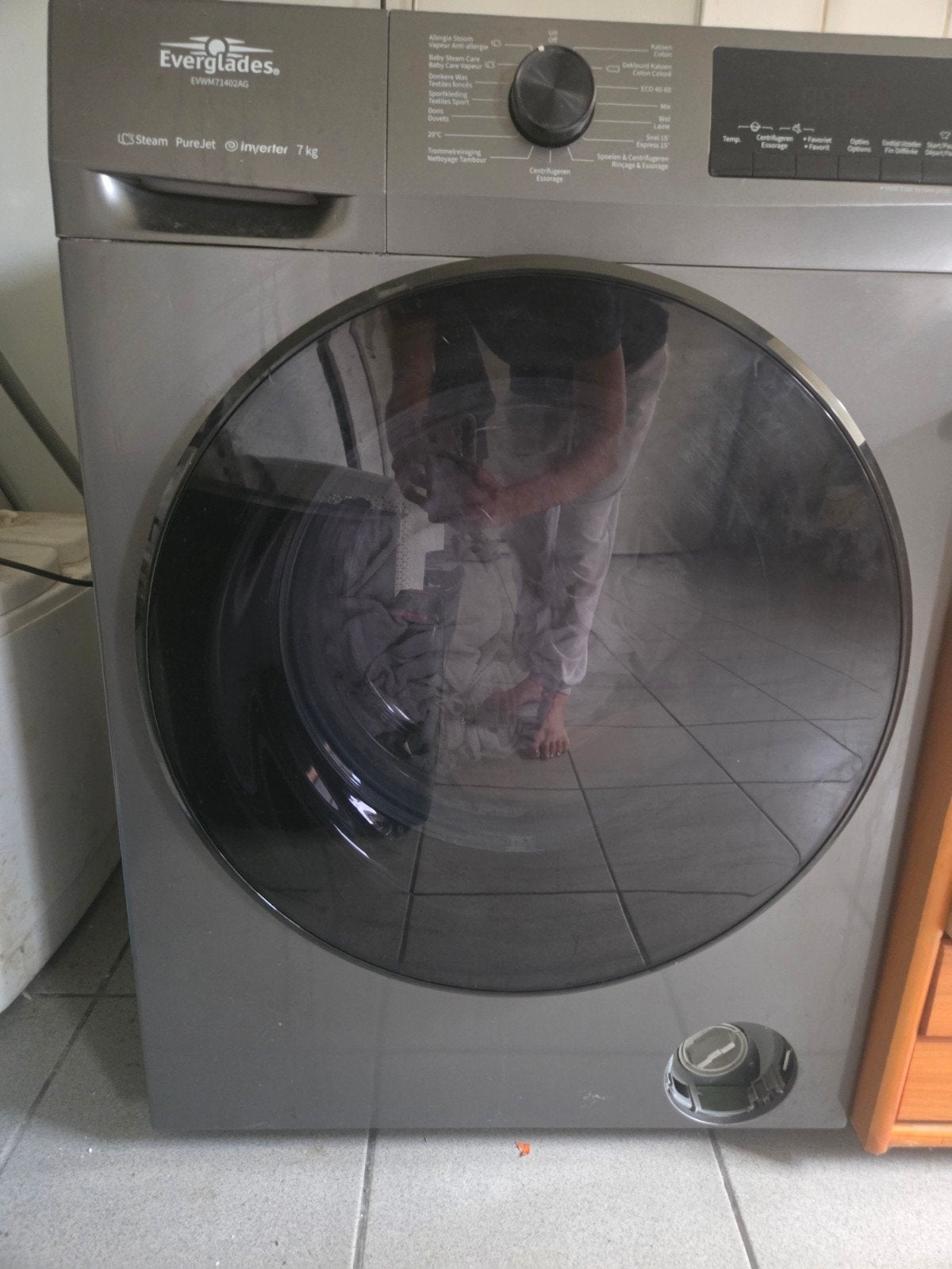 wasmachine, Ophalen