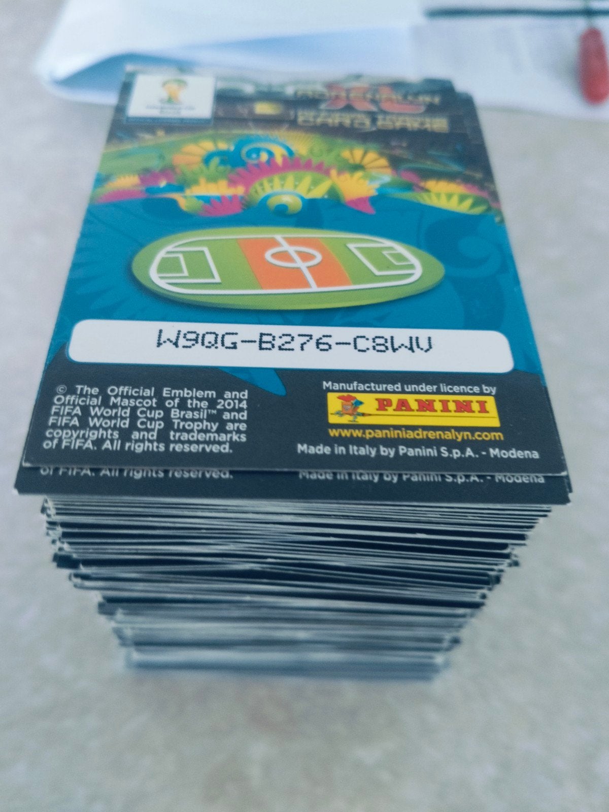 193 verschillende Panini kaarten WK 2014, Verzamelen, Ophalen of Verzenden