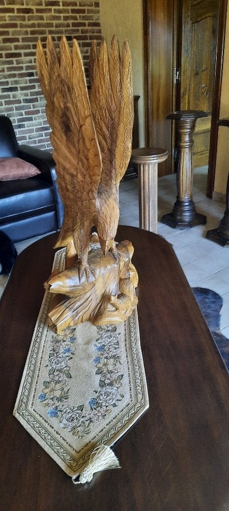 houten arend, Ophalen, Houtsnijwerk, Handgemaakt, 20 - 50 cm