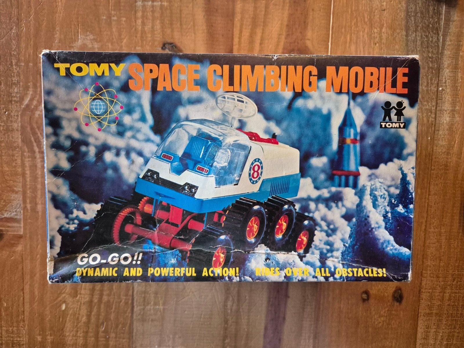 Tomy Space climbing mobile made in Japan vintage space toy, Collections, Enlèvement ou Envoi, Utilisé