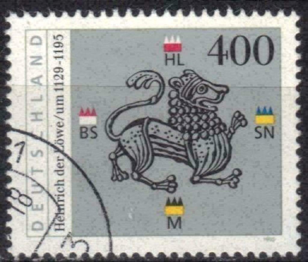 Duitsland 1995 - Yvert 1637 - Hendrik de Leeuw (ST), Verzenden, Gestempeld