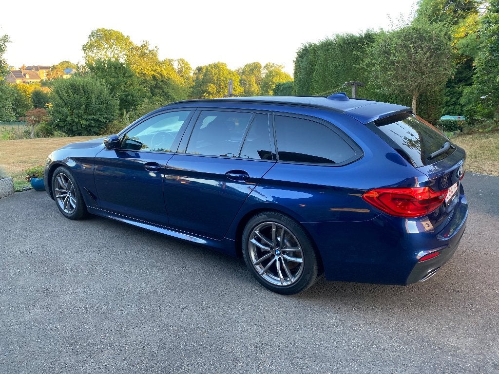 BMW 520 d pack 5 x drive, Auto's, Automaat, Zwart, 4 cilinders, Blauw