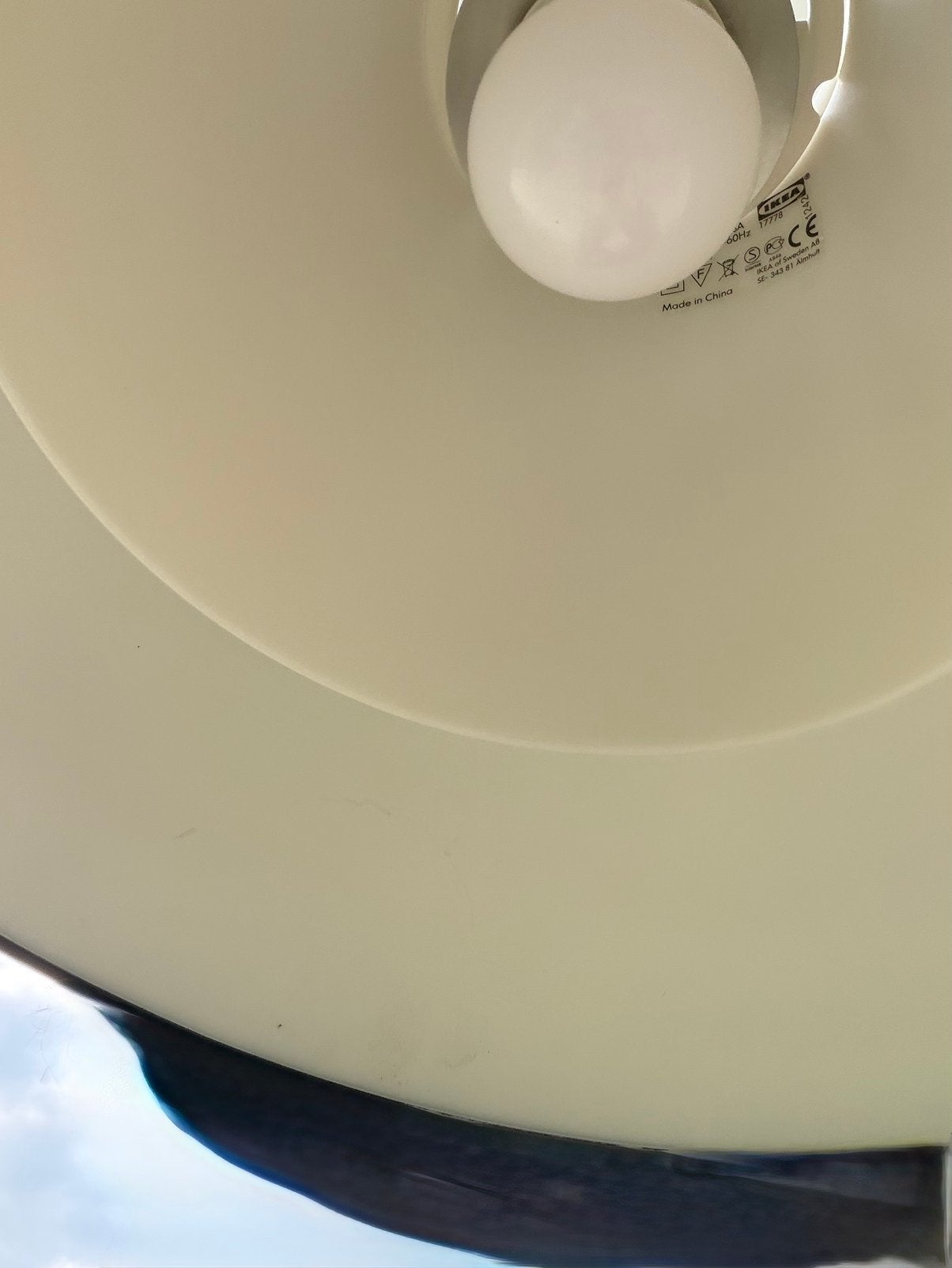 Twee ronde Ikea hanglampen, Ophalen, Zo goed als nieuw