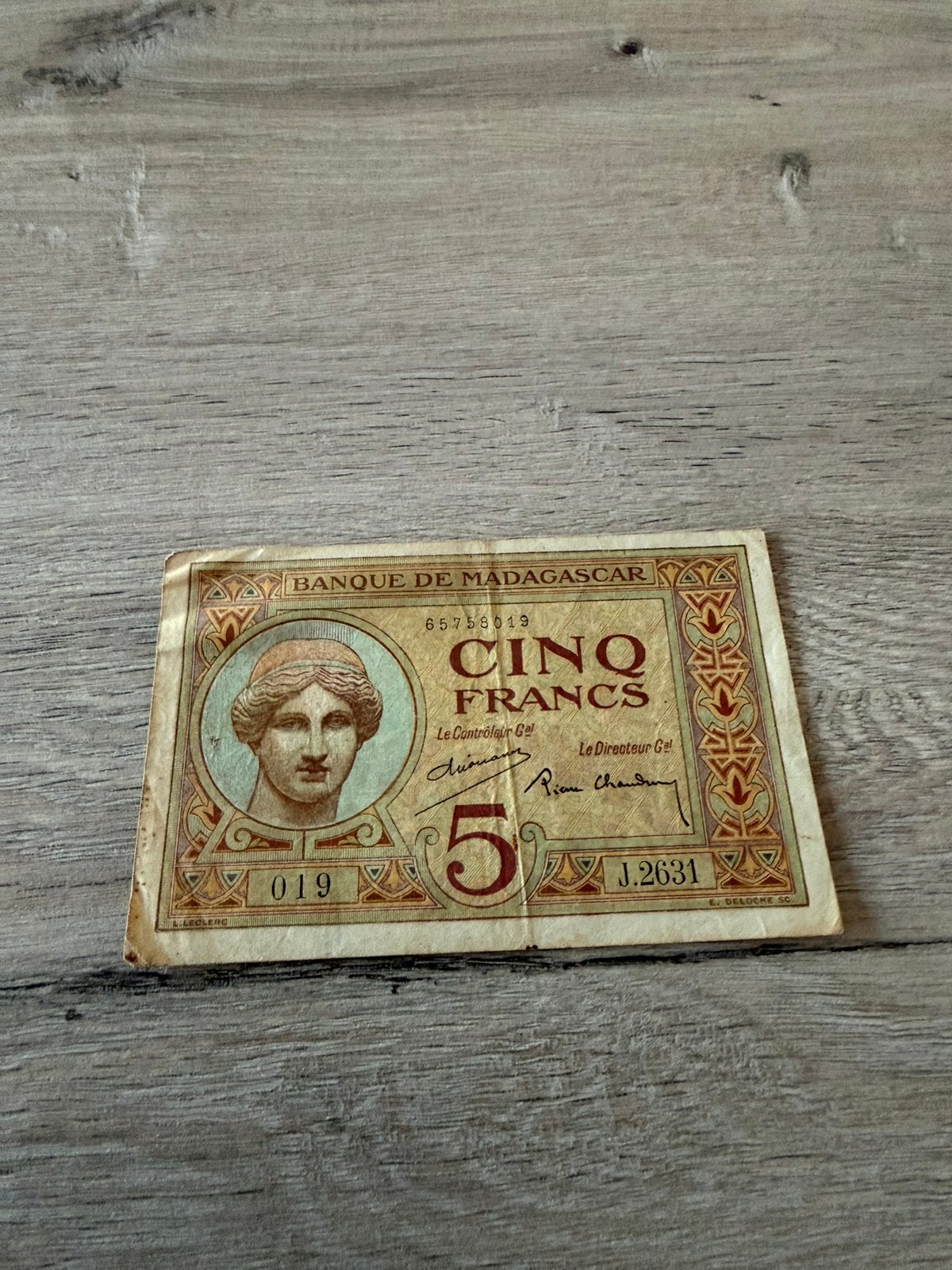 5 francs Madagascar, très joli, Timbres & Monnaies, Enlèvement ou Envoi