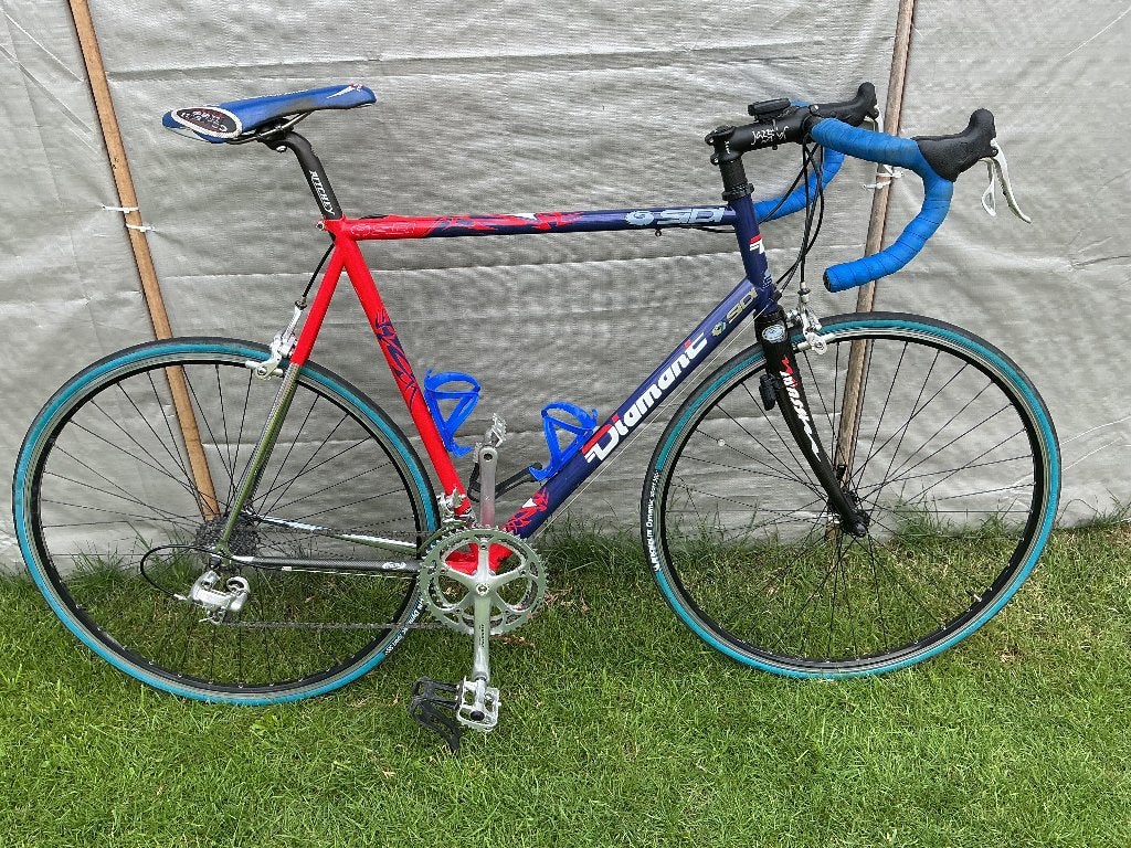 Koersfiets diamant, Autres marques, Frein sur jante, Aluminium, 57 à 61 cm