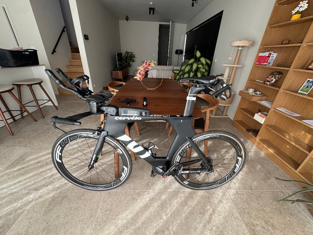 Cervelo P5 TT | triatlonfiets | Dura Ace Di2 | Maat L - 65, Autres marques, Frein sur jante, Comme neuf, Enlèvement