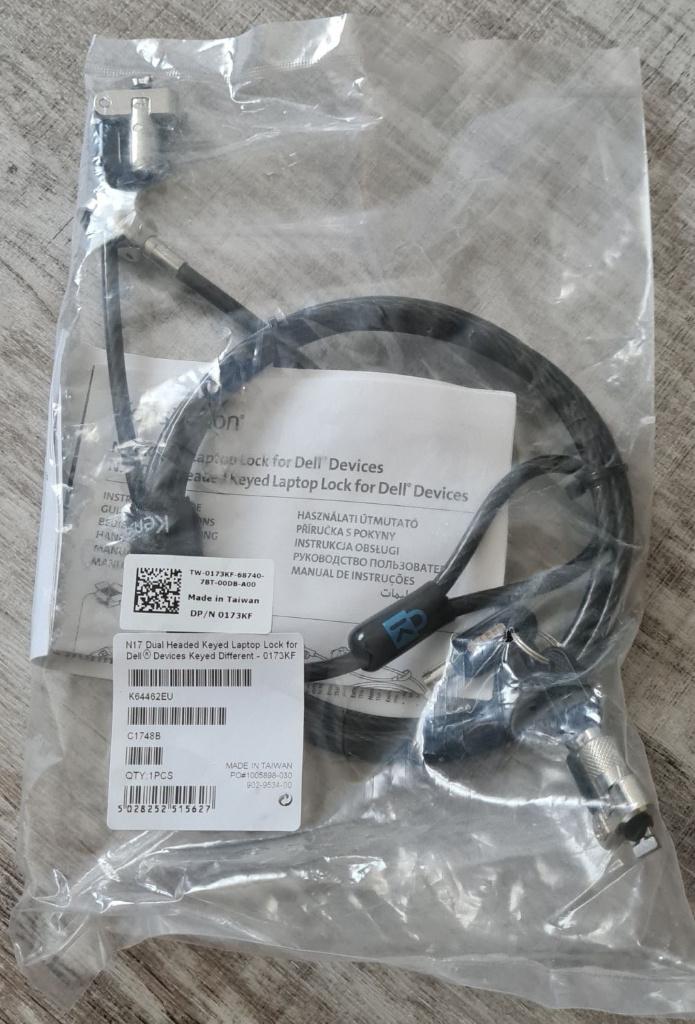 Câble anti vol Kensington NEUF pour PC portable DELL, Informatique & Logiciels, Enlèvement, Neuf