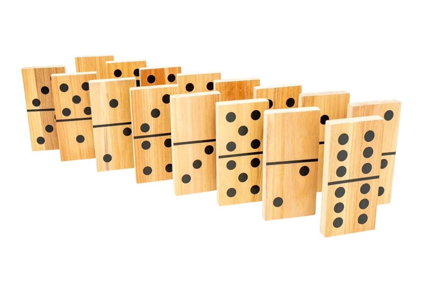 Jeu de domino géant en bois, Enfants & Bébés, Jouets | Jouets en bois, Enlèvement