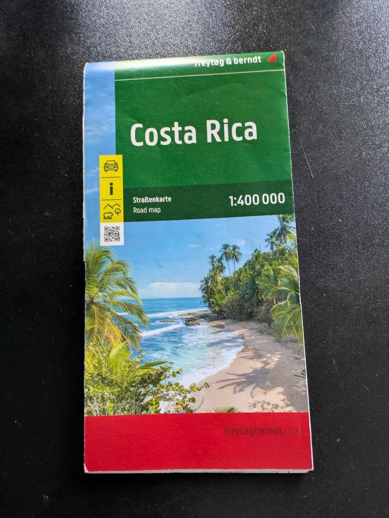 wegenkaart voor Costa Rica, Boeken, Reisgidsen, Overige typen, Midden-Amerika, Zo goed als nieuw, Ophalen