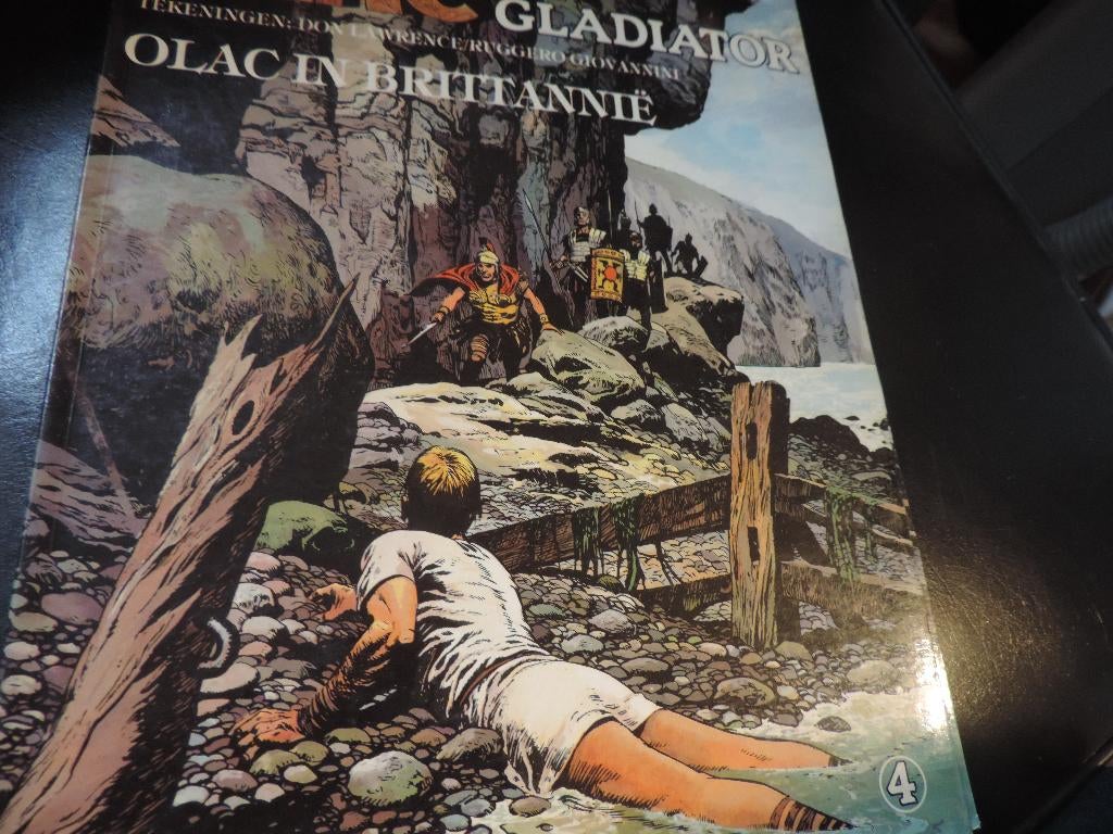 strip olac de gladiator, Boeken, Eén stripboek, Ophalen of Verzenden, Gelezen