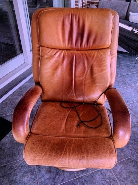 Relax - Elektrisch, Ophalen, Gebruikt, 50 tot 75 cm, Leer