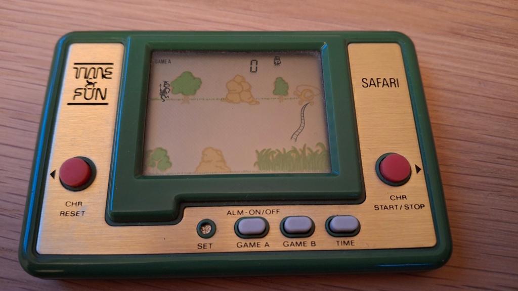 Jeu électronique vintage 1981 Time&Fun Safari, Consoles de jeu & Jeux vidéo, Enlèvement ou Envoi, Utilisé