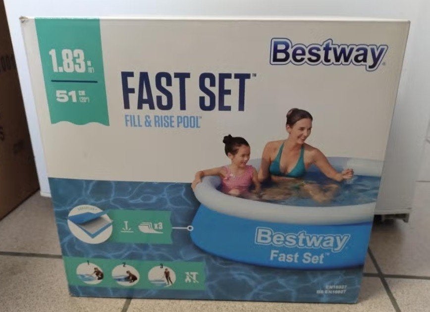 Bestway opzet zwembad Fast Set - Nieuw, Ophalen of Verzenden, Nieuw