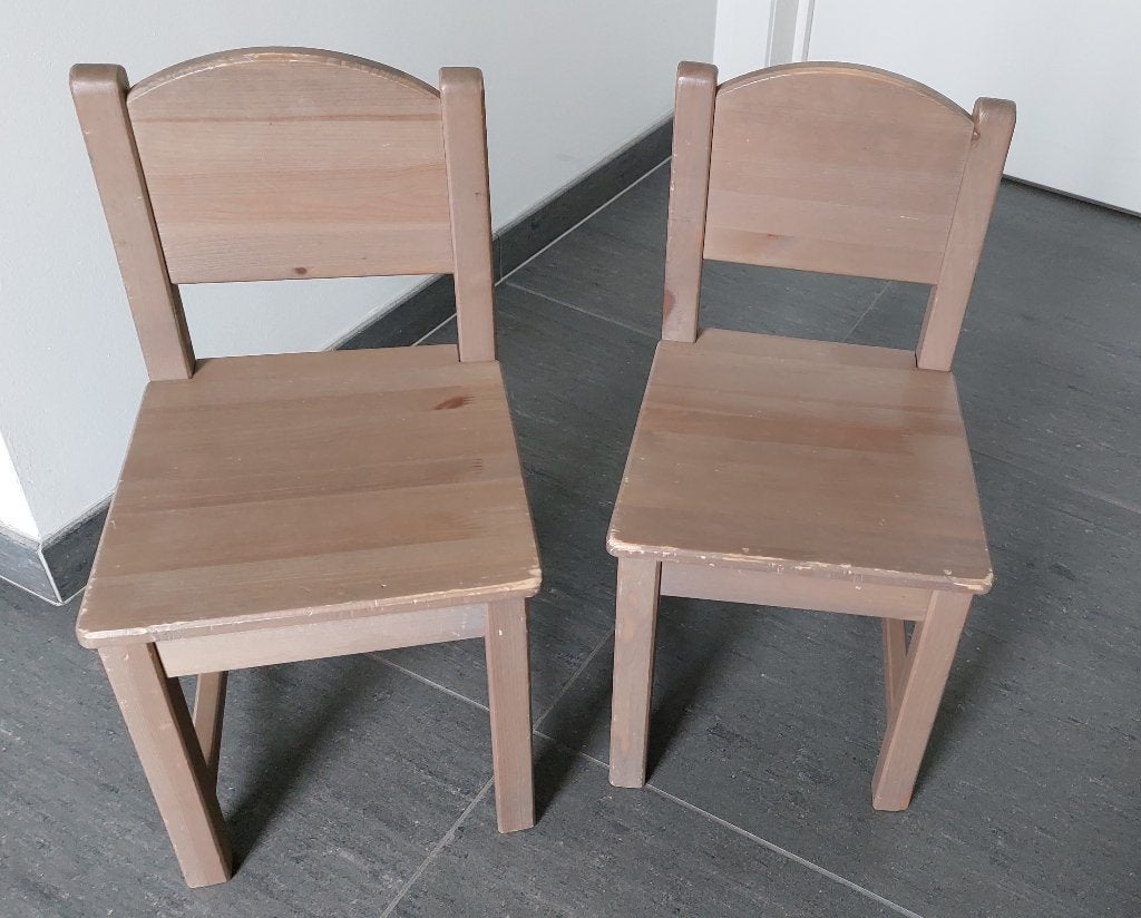 2 Kinderstoelen - hout - IKEA Sundvik, Kinderen en Baby's, Ophalen, Gebruikt, Stoel(en)