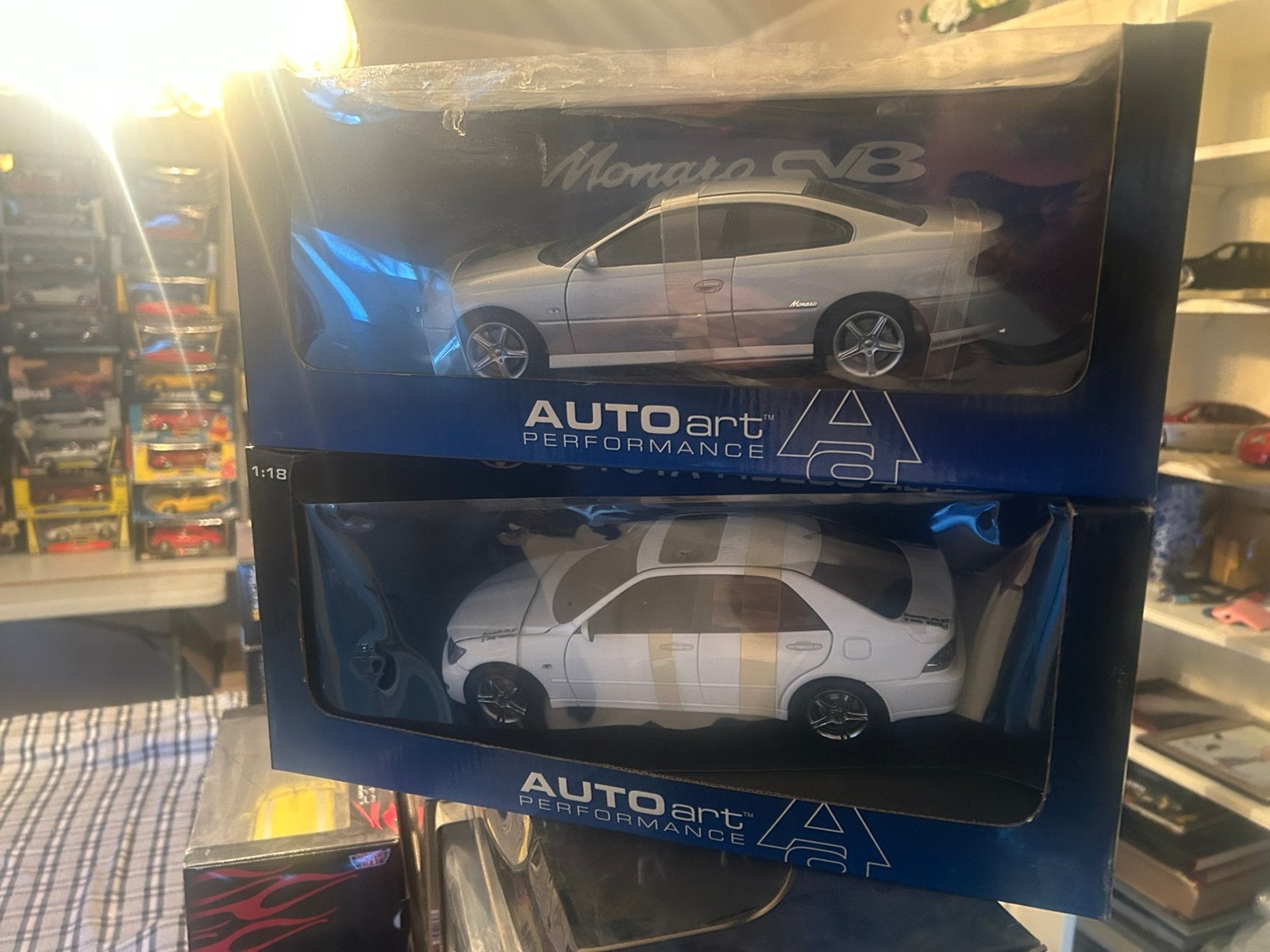 Autoart( Toyota, altezza, holden V2 monaro 120 st, Hobby en Vrije tijd, Ophalen of Verzenden, Zo goed als nieuw, Autoart