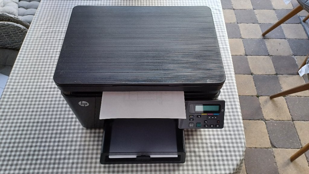 HP laserprinter, Computers en Software, Printers, Gebruikt, All-in-one, Laserprinter, Kleur printen, Kopieren, Scannen, Zwart-en-wit printen