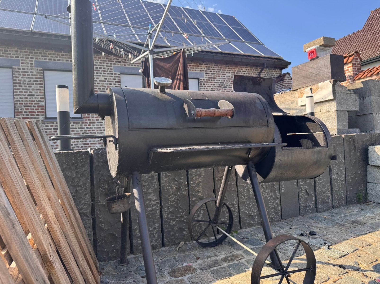 Originele oklahoma joe, Tuin en Terras, Ophalen of Verzenden, Zo goed als nieuw