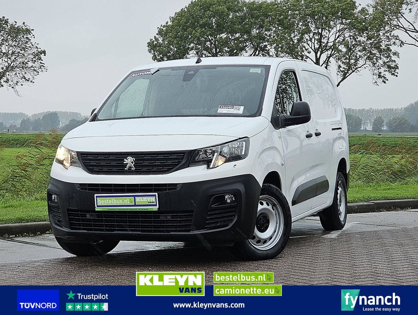Peugeot PARTNER 1.5 L2 ac automaat EURO6 dubbele schuifdeur, Auto's, Automaat, Wit, Diesel, Te koop