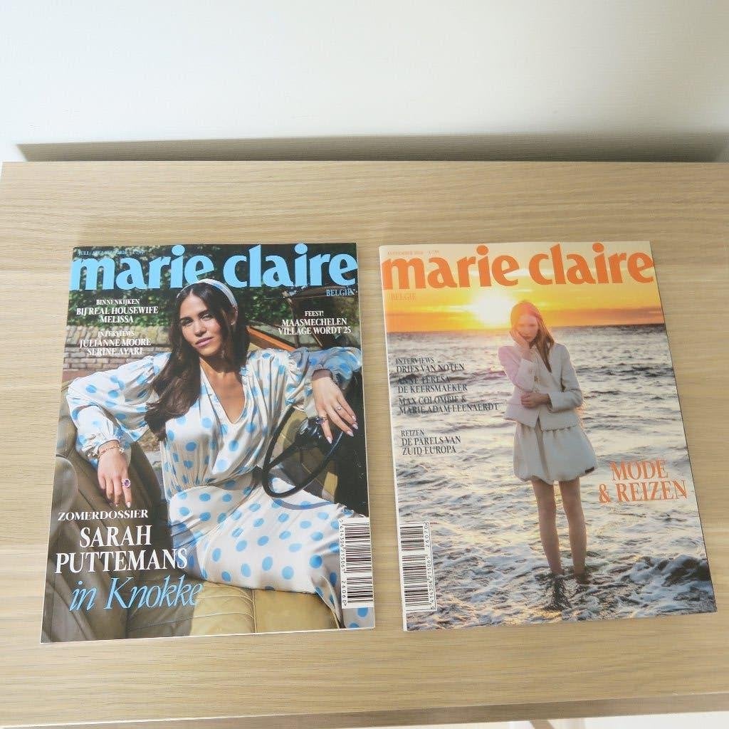 2 magazines Marie Claire, Ophalen of Verzenden, Nieuw, Mode algemeen, Modemagazine