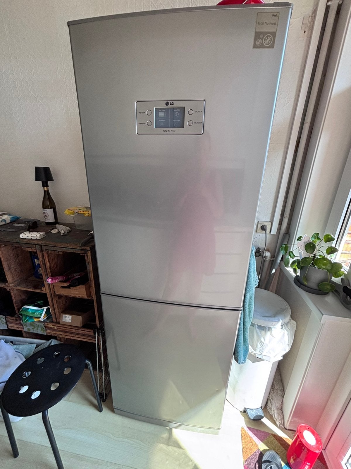 Koelkast/Diepvries LG, Elektronische apparatuur, Koelkasten en IJskasten, Gebruikt, Met vriesvak, 160 cm of meer, 60 cm of meer