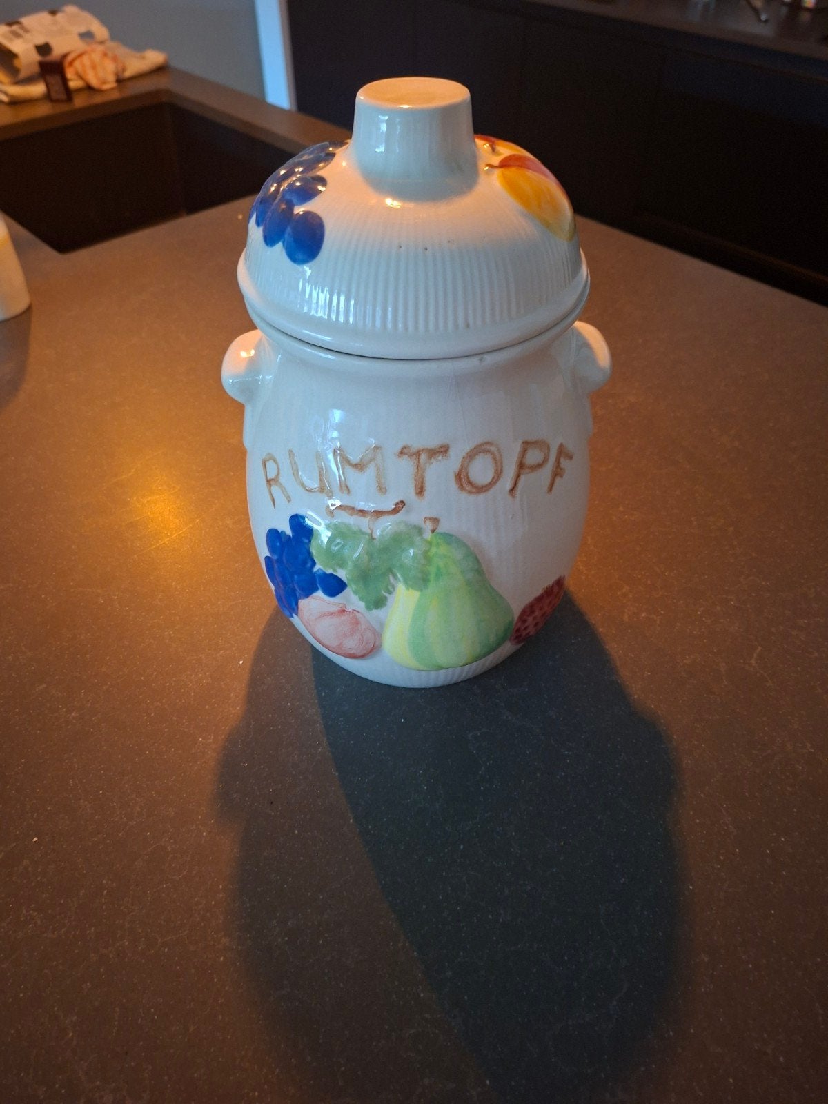 rumtopf, Huis en Inrichting, Ophalen, Met deksel, Pot, Bus of Blik, Zo goed als nieuw