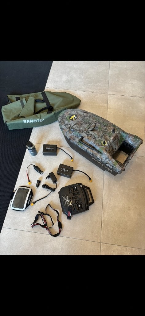 Nanotec (dieptemeter + fishfinder), Watersport en Boten, Hengelsport | Karpervissen, Ophalen, Zo goed als nieuw, Complete set