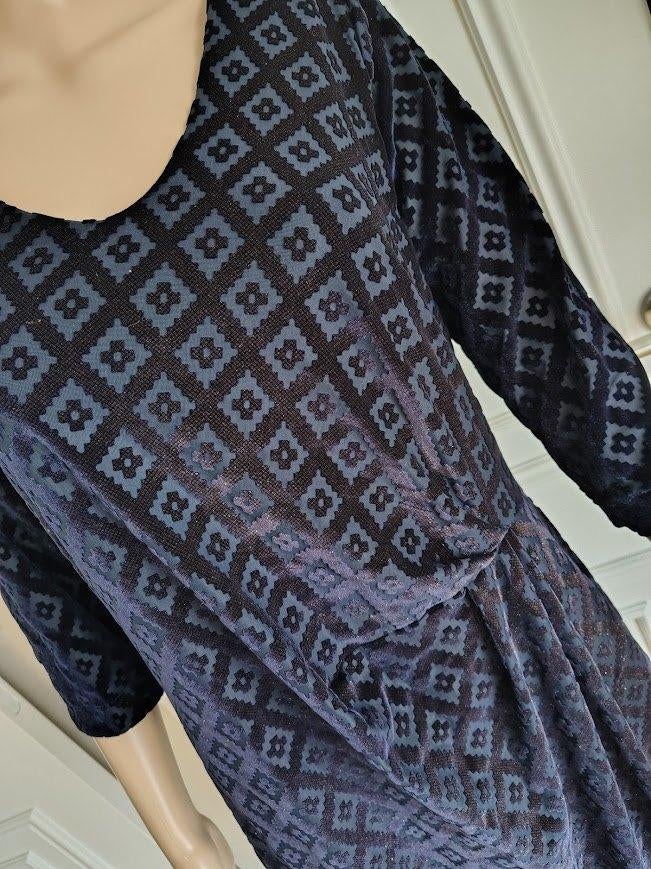 nacht blauwe jurk van terre bleue, Kleding | Dames, Jurken, Maat 38/40 (M), Verzenden