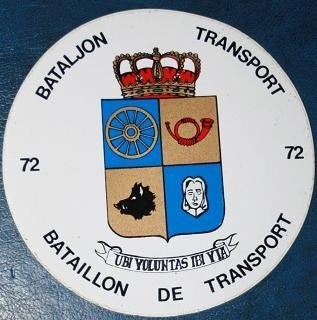 Boekentas 99 Bn Log, 4 Cie Rav Tpt, KFOR, leeuw, Ophalen of Verzenden, Landmacht, Overige typen