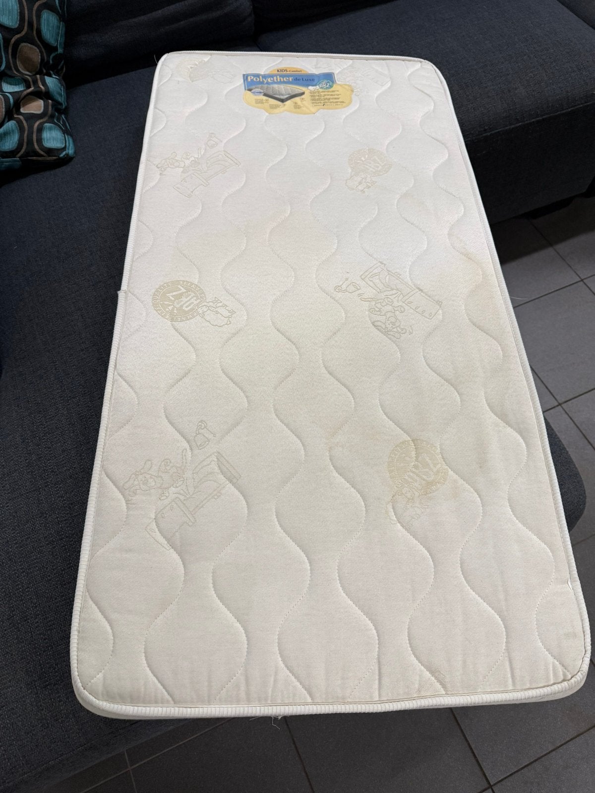 Baby matras 120 x 60 cm, Ophalen, Gebruikt