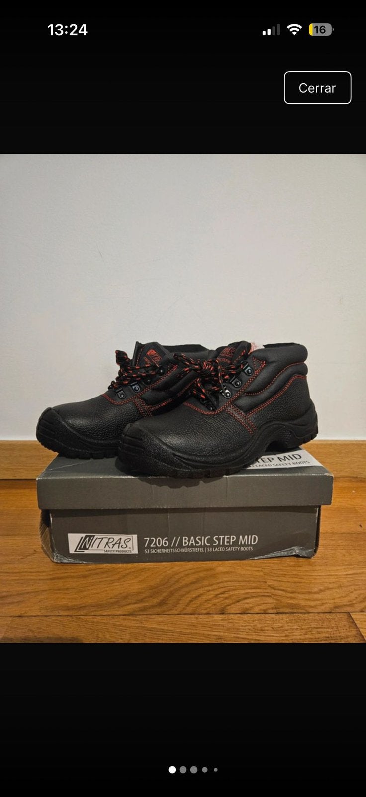 Bottes de sécurité chaussures NITRAS T39 neuf, Enlèvement, Neuf, Chaussures de travail