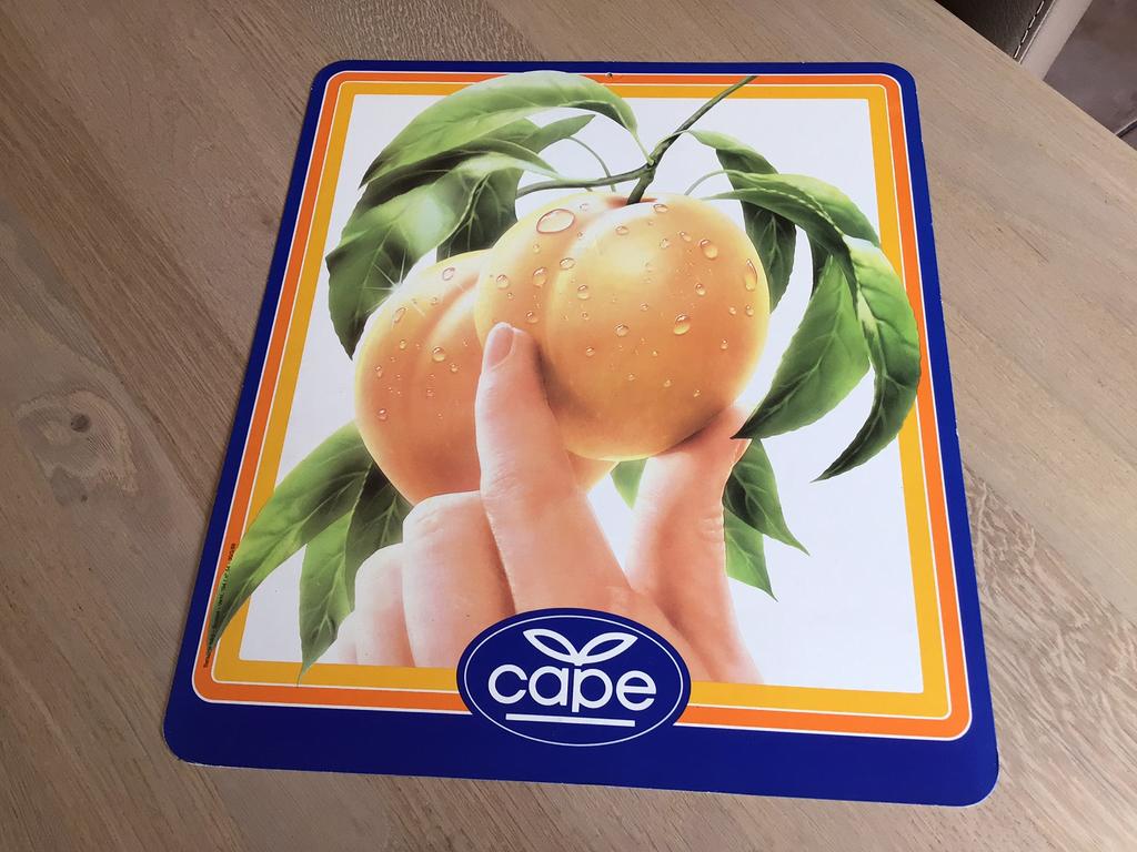 Vintage reclame paneel Cape, Ophalen of Verzenden, Zo goed als nieuw