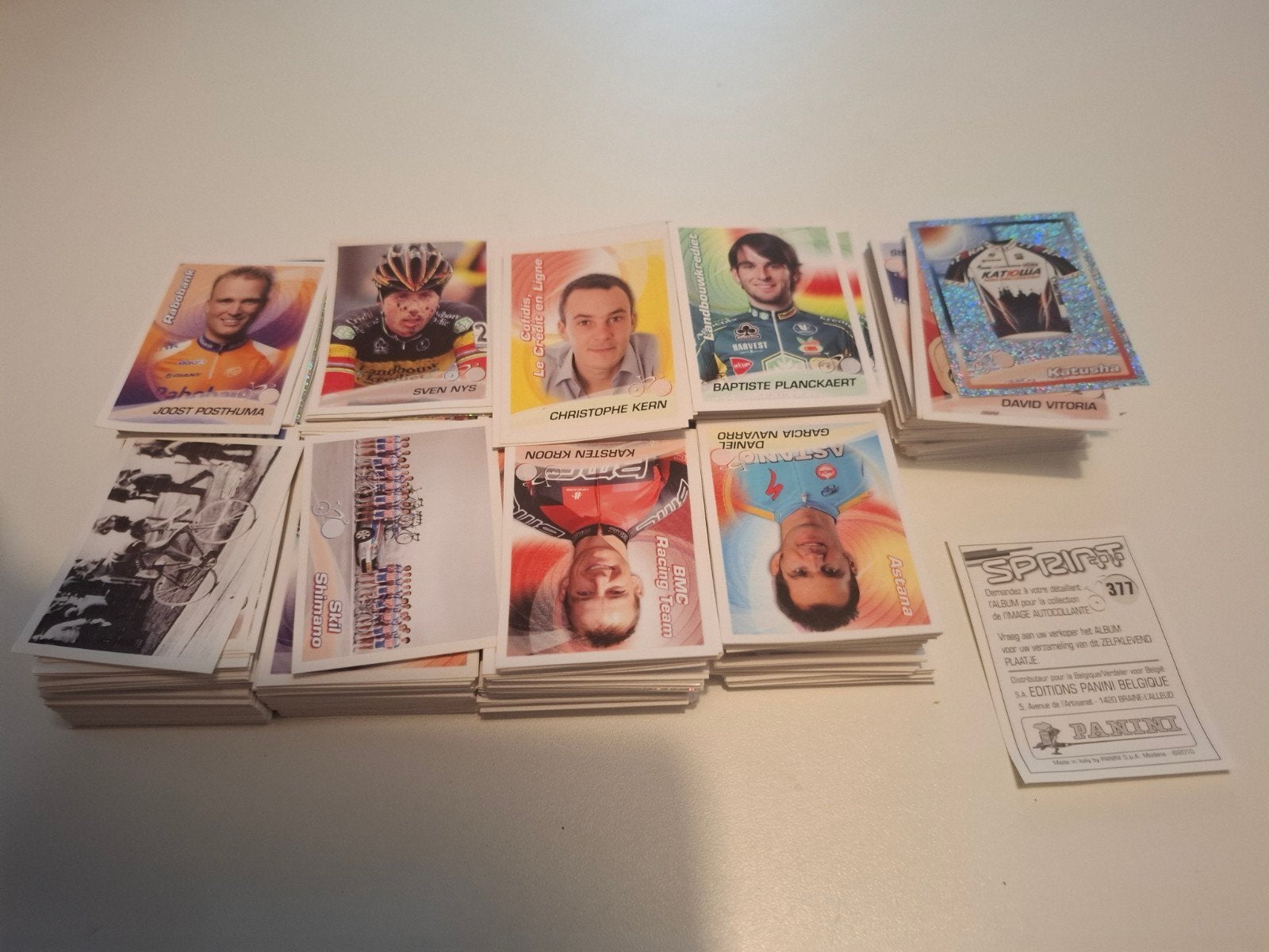 Loterie Panini Sprint 2010, Envoi
