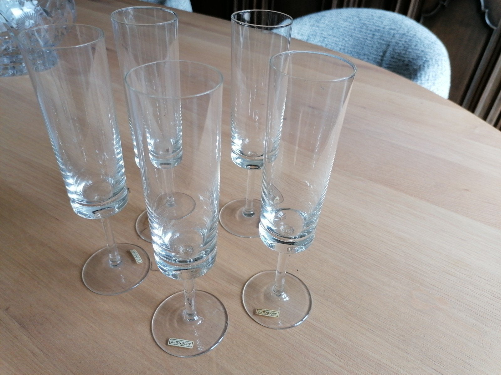 vintage Ichendorf kristallen champagneglazen, Ophalen