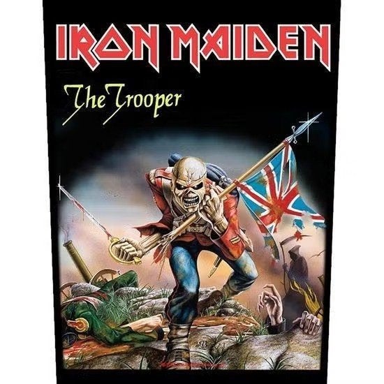 Iron Maiden - The Trooper - Rugpatch officiële merchandise, Ophalen of Verzenden, Nieuw