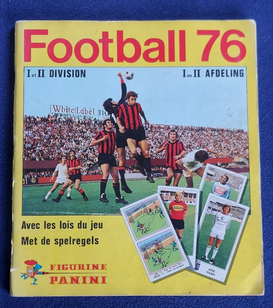 Panini sticker album ' Voetbal Belgium 1976 ' - vol -, Ophalen of Verzenden, Gebruikt, Meerdere stickers