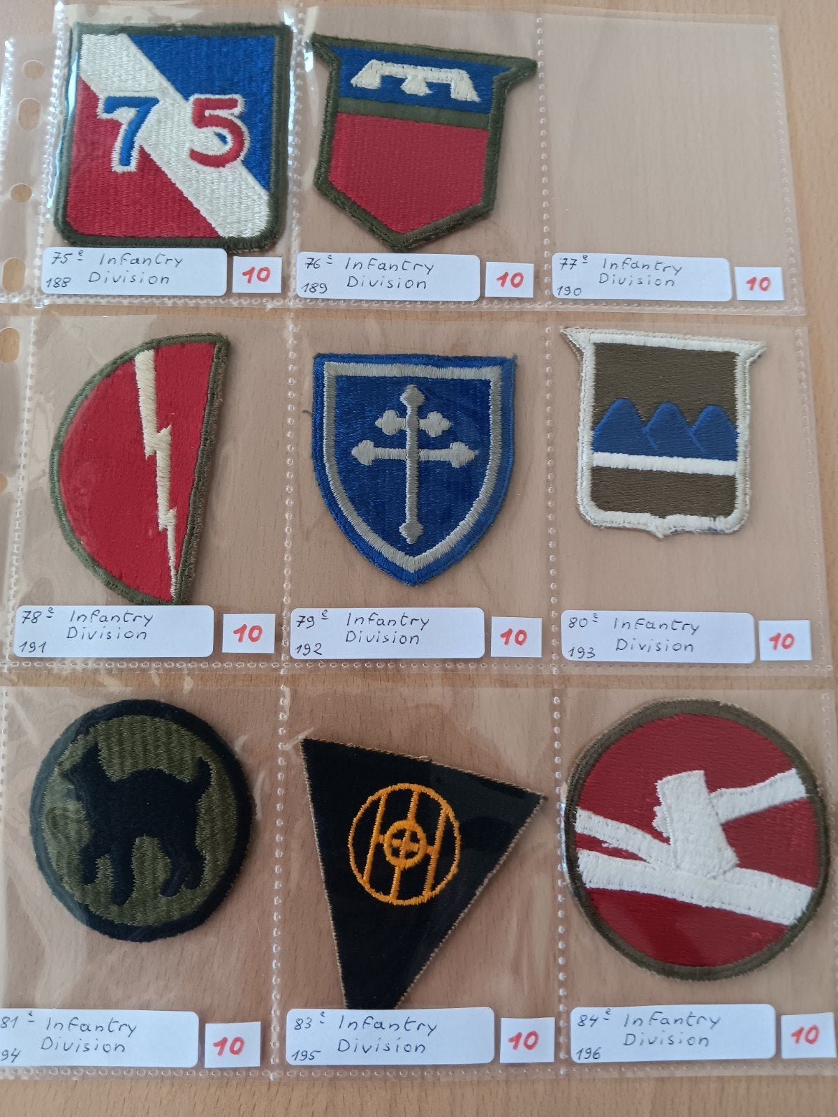Us ww2 patches, Enlèvement ou Envoi