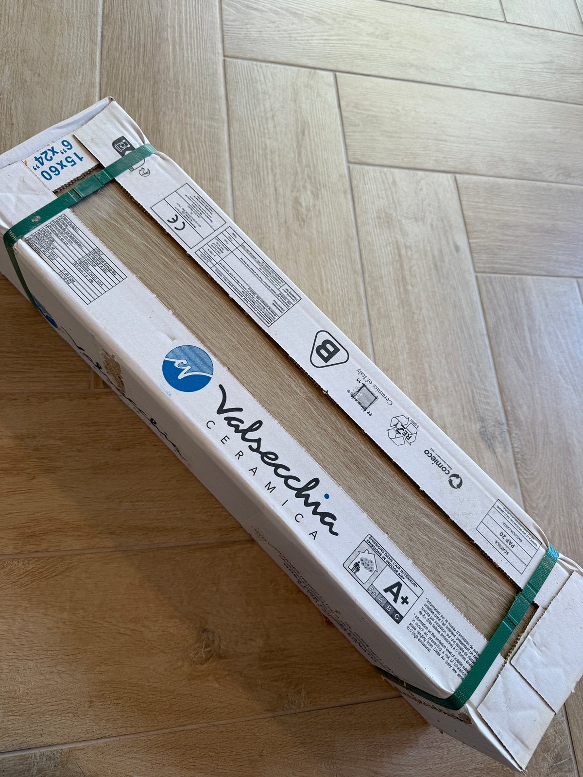 Keramische tegels houtlook, Doe-het-zelf en Bouw, Tegels, Ophalen, 40 tot 60 cm, Keramiek, Nieuw