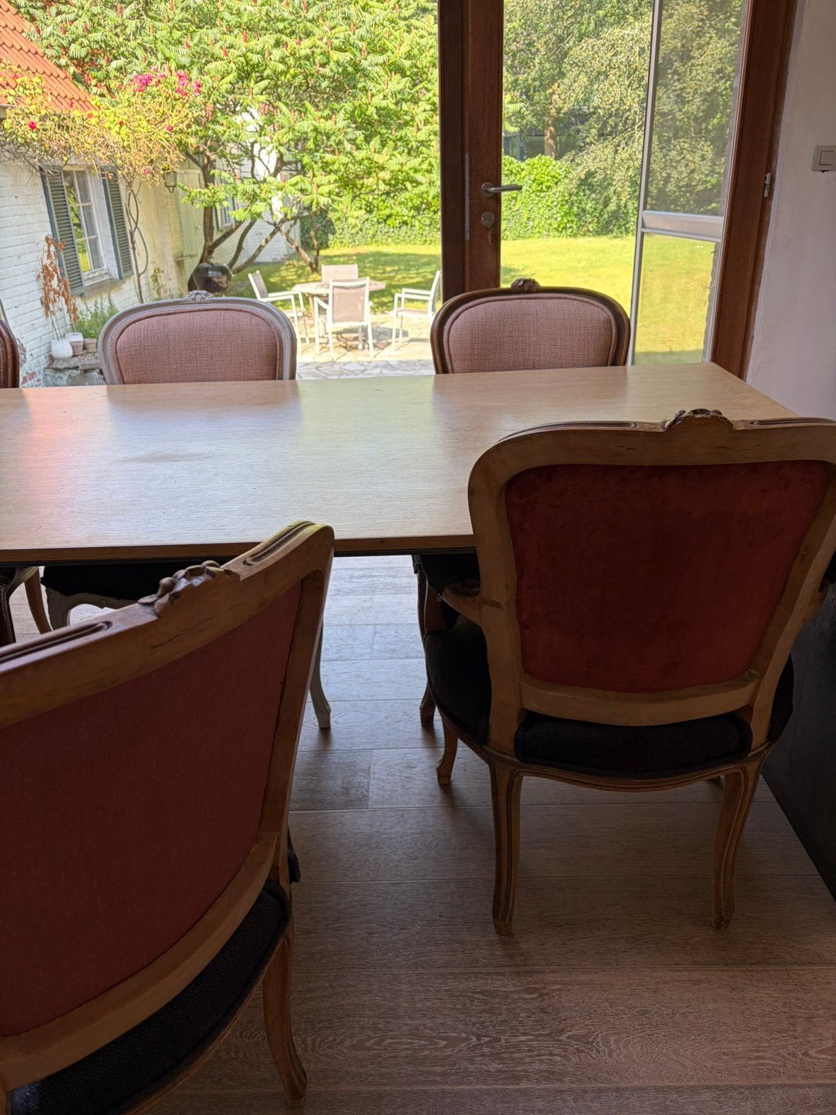 8 Louis XV stoelen te koop, Ophalen, Hout, Gebruikt, Overige kleuren