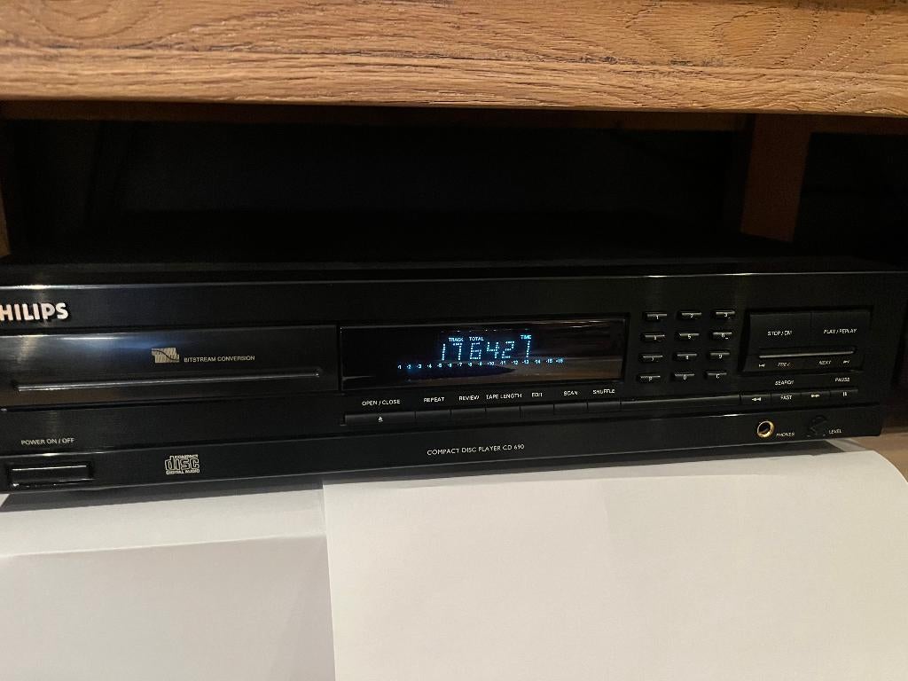 Philips CD 690, TV, Hi-fi & Vidéo, Lecteurs CD, Comme neuf, Philips, Enlèvement