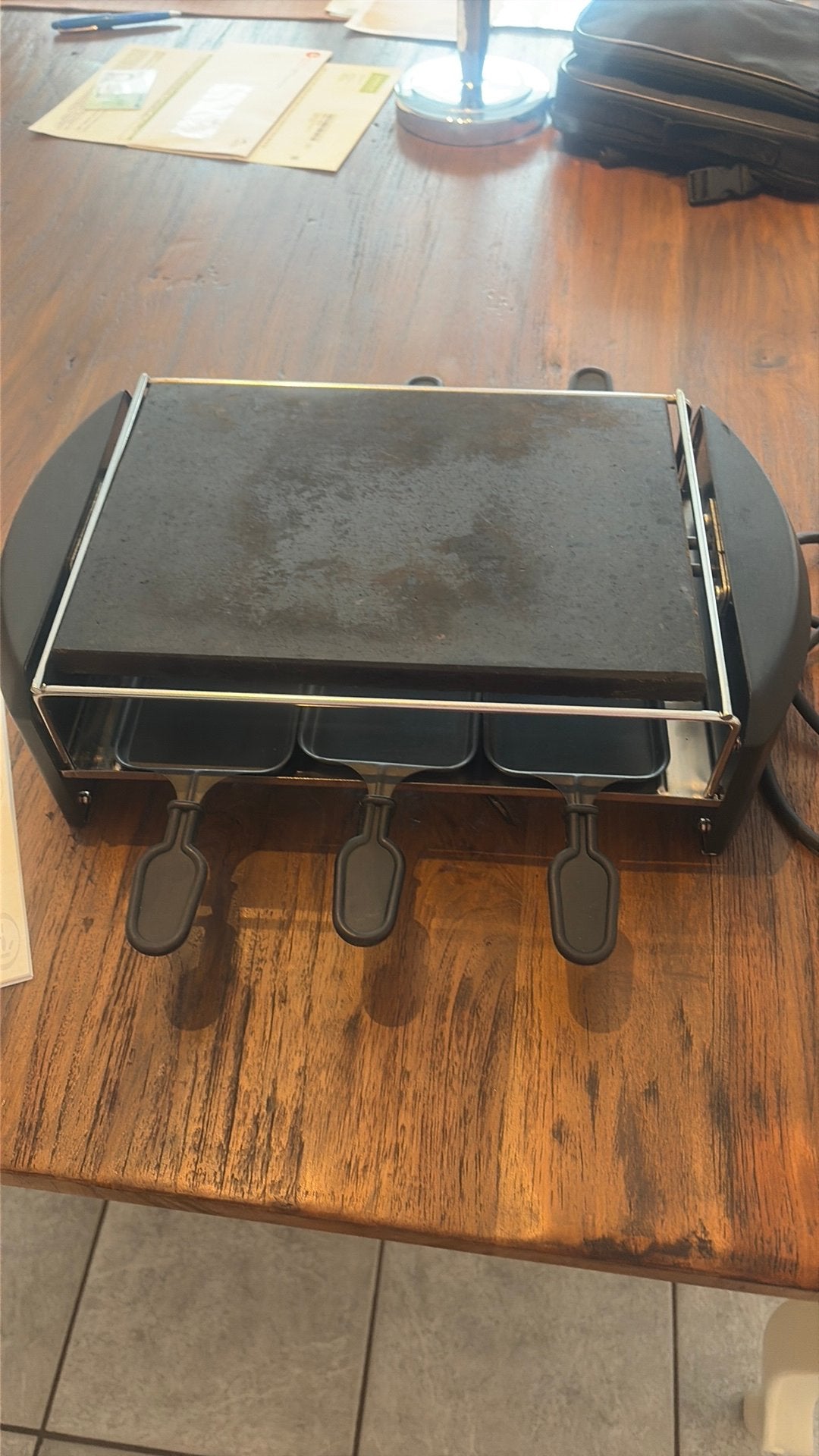 Steengrill, Elektronische apparatuur, Gourmetstellen, Ophalen, Gebruikt