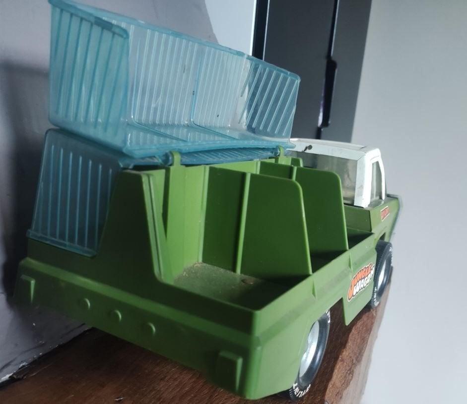 Vintage Nylint Jungle Wagon groen jaren '70, Ophalen of Verzenden