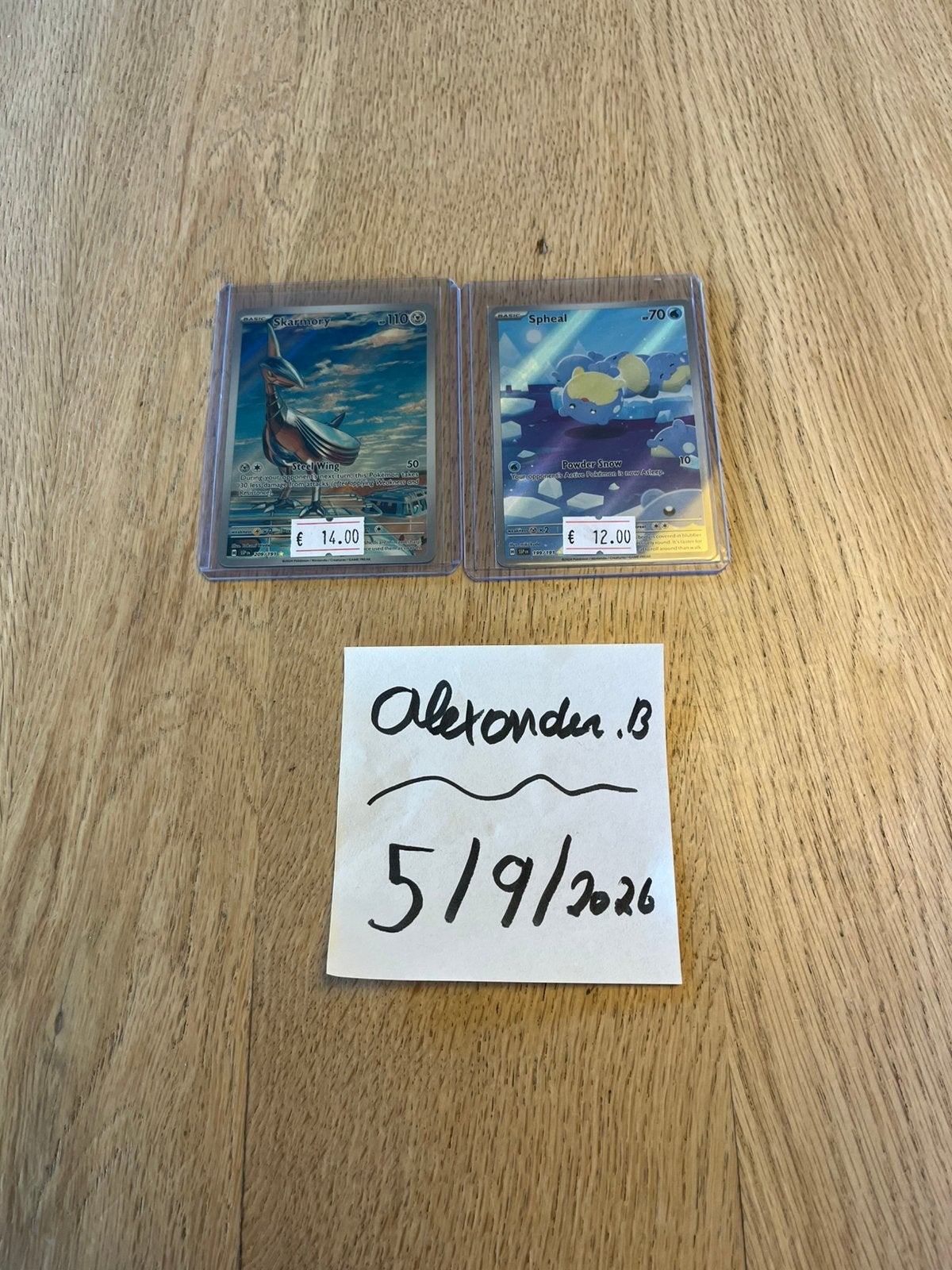 Pokemon kaarten van: Surging Sparks, Enlèvement ou Envoi, Comme neuf