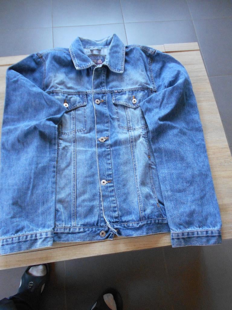 heren jeans jas, Blauw, Maat 56/58 (XL), Ophalen of Verzenden, Zo goed als nieuw